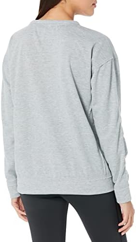 Женска тениска Zubaz Хедър Grey С кръгло деколте и джобове