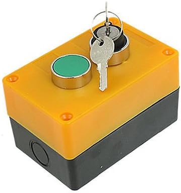 Ротационен превключвател за избор на заключване ключ Зелен Незабавен Бутон Превключвател на станция Номер N / O