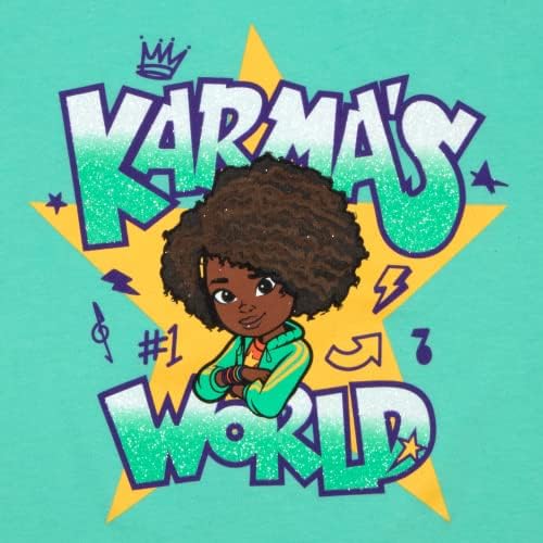 Тениски Karma's World за момичета, 2 опаковки, Ризи с къс ръкав, 2 опаковки за момичета